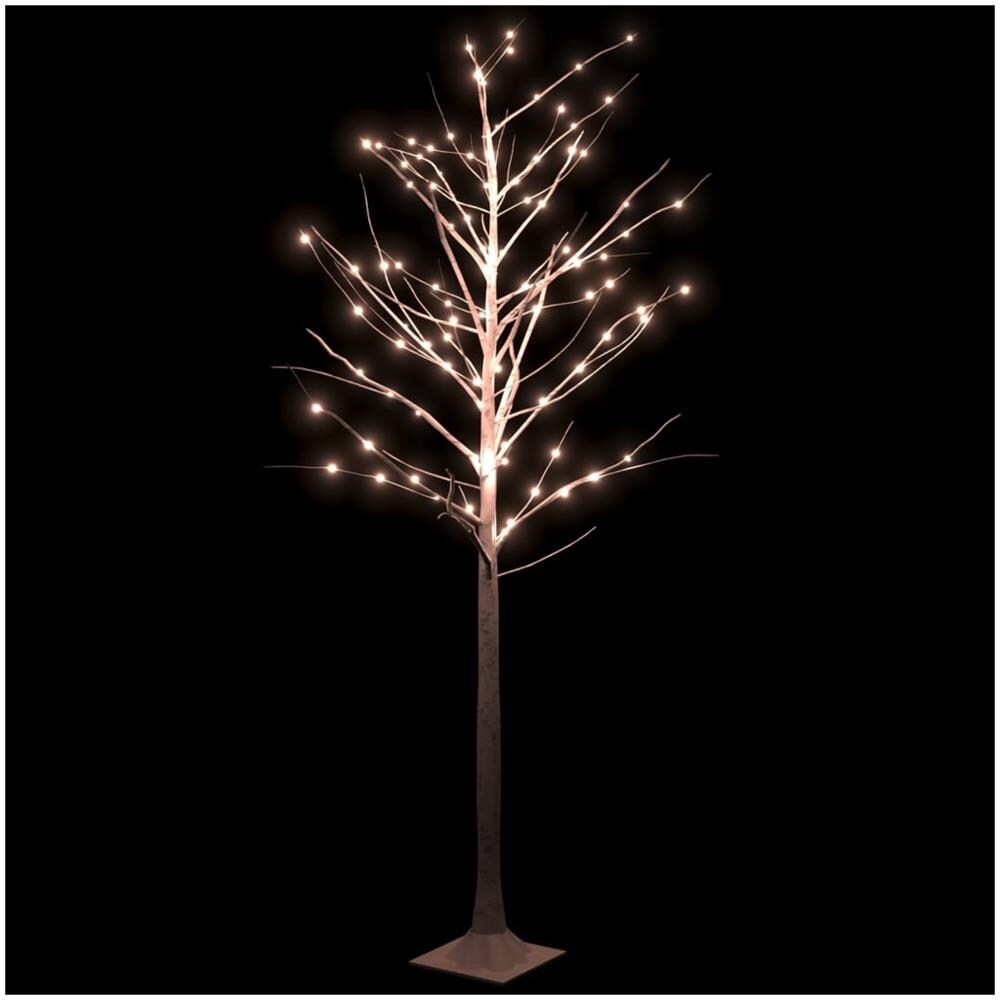 Betulla con LED Bianco Caldo 128 LED 220 cm - Foto 2