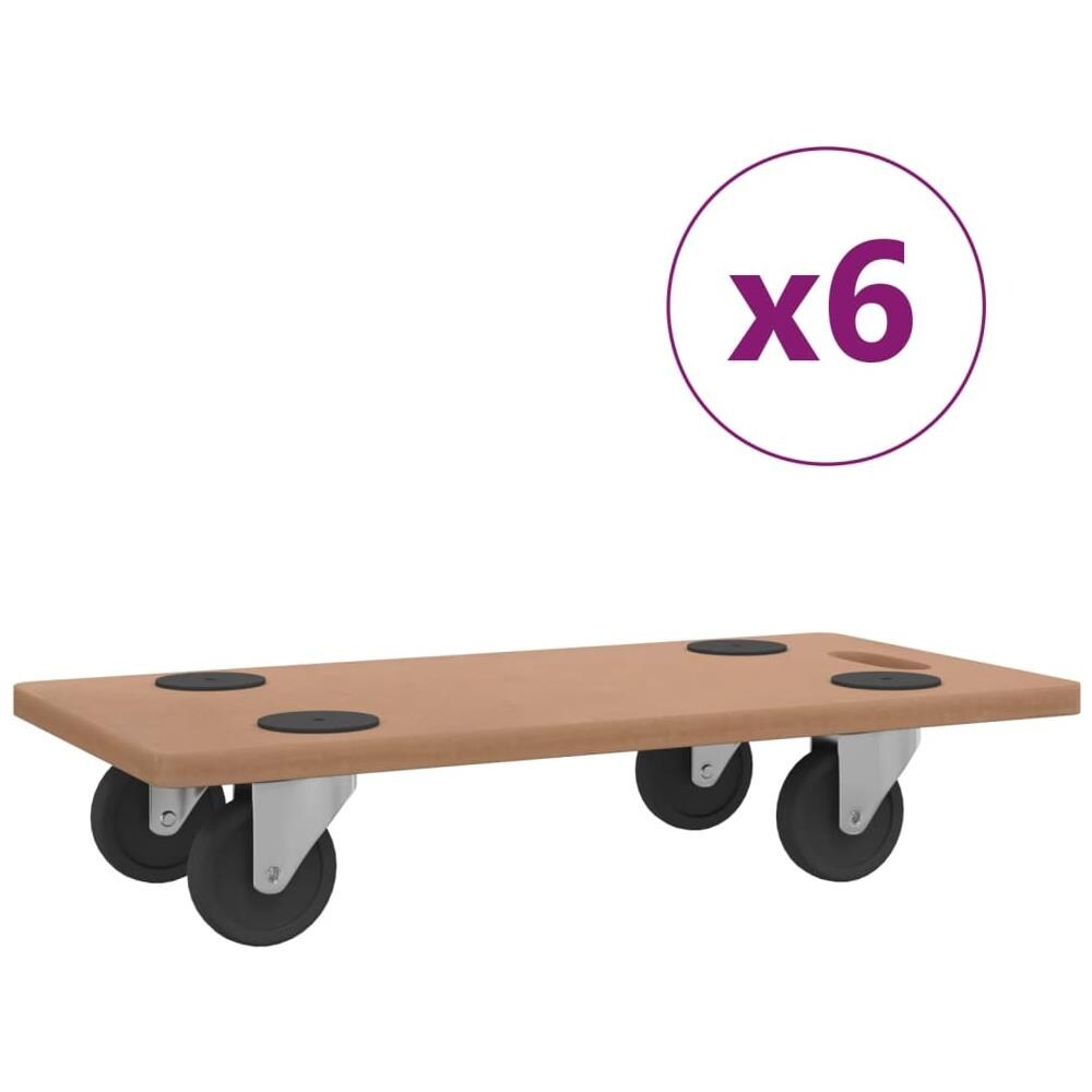 Pedane 6 Pz Rettangolari In Legno Multistrato - Foto 2