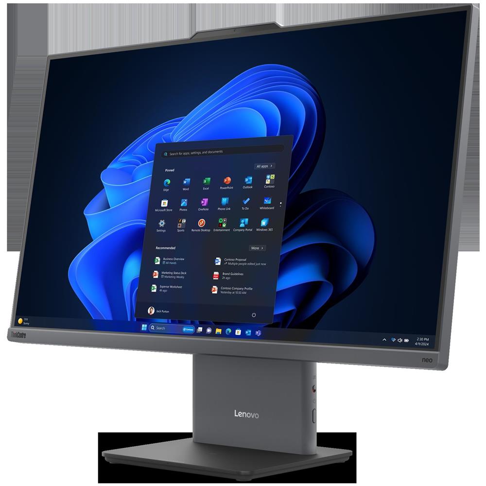 All-in-One ThinkCentre neo 50a Display 27" Full HD Intel Core i5-13420H Ram 16 GB SSD 512 GB 2xUSB 3.2 Windows 11 Pro - Foto 2