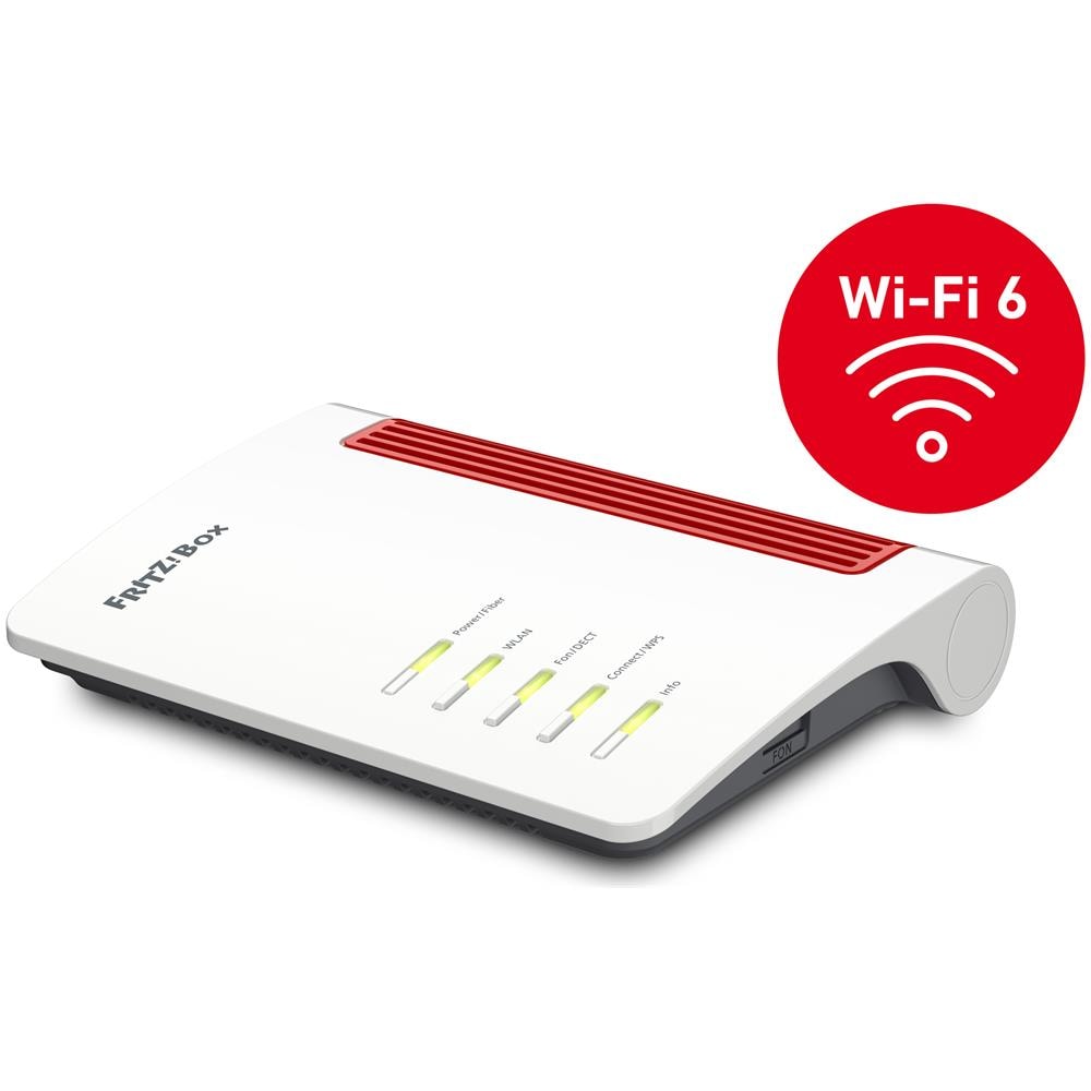 Router Wireless FRITZ!Box 5530 Dual-band (2.4 GHz / 5 GHz) 2 Porte RJ-45 Colore Bianco - Foto 2