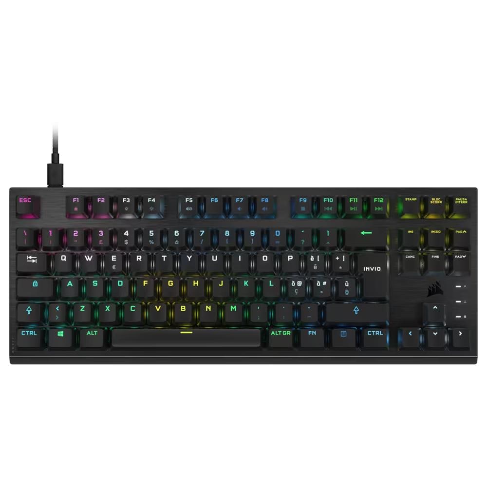 K60 PRO TKL tastiera Gaming USB QWERTY Italiano Nero - Foto 1