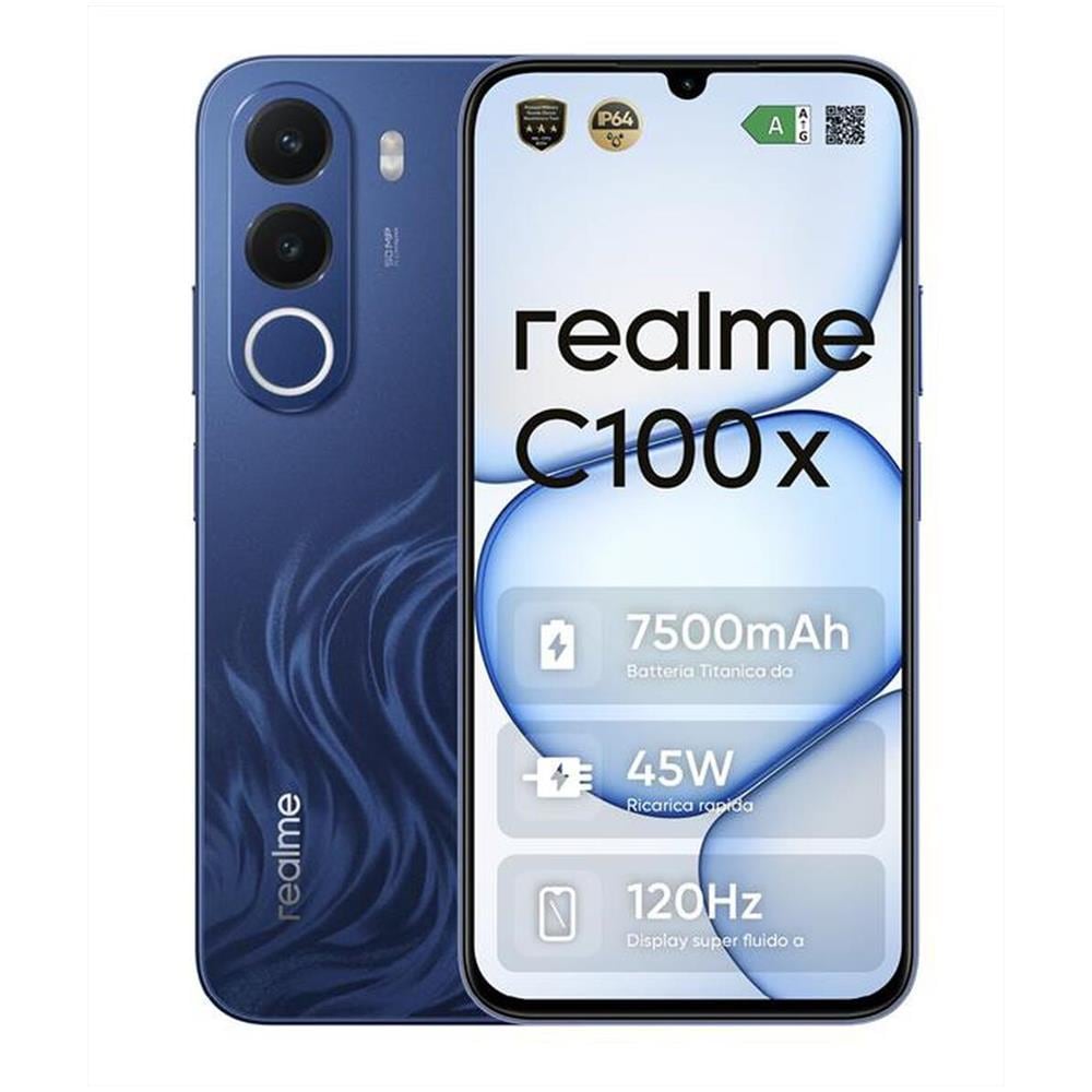 C100x 4G 256GB 4GB Ram Display 6.8" LCD 120Hz Main Camera 50MP Selfie 5MP Dual nanoSim Android 16 UI 7.0 Unisoc T7250 7500mAh Deepblue Tides - Foto 1