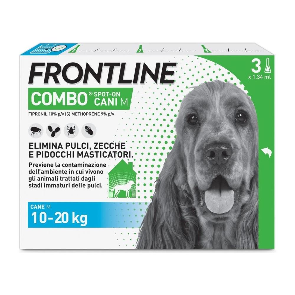 Combo Cani X3 Pipette, Antiparassitario per Cani Medi e Cuccioli (10 20 kg) Contro Pulci, Zecche, Uova, Larve e Pidocchi - Foto 1