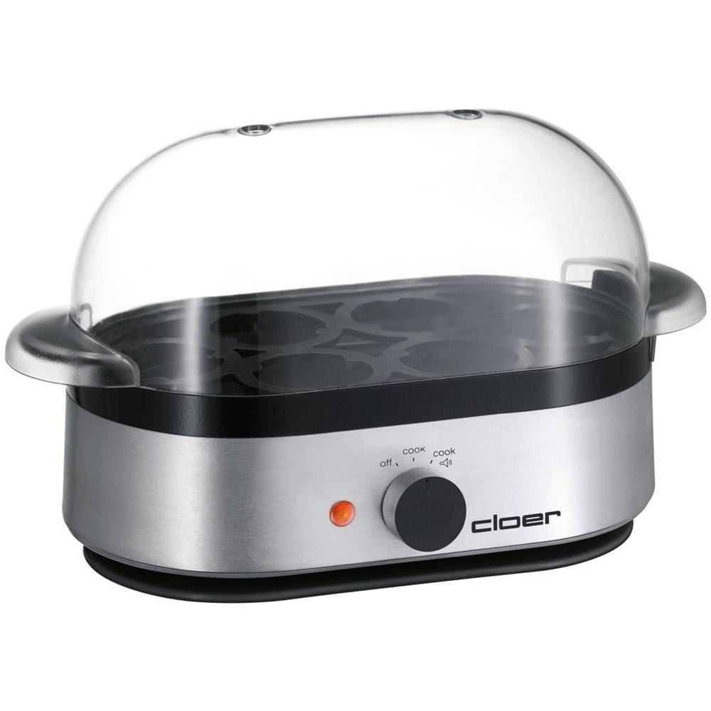 Bollitore per Uova 6099 Potenza 400 watt Colore Nero Argento  - Foto 2