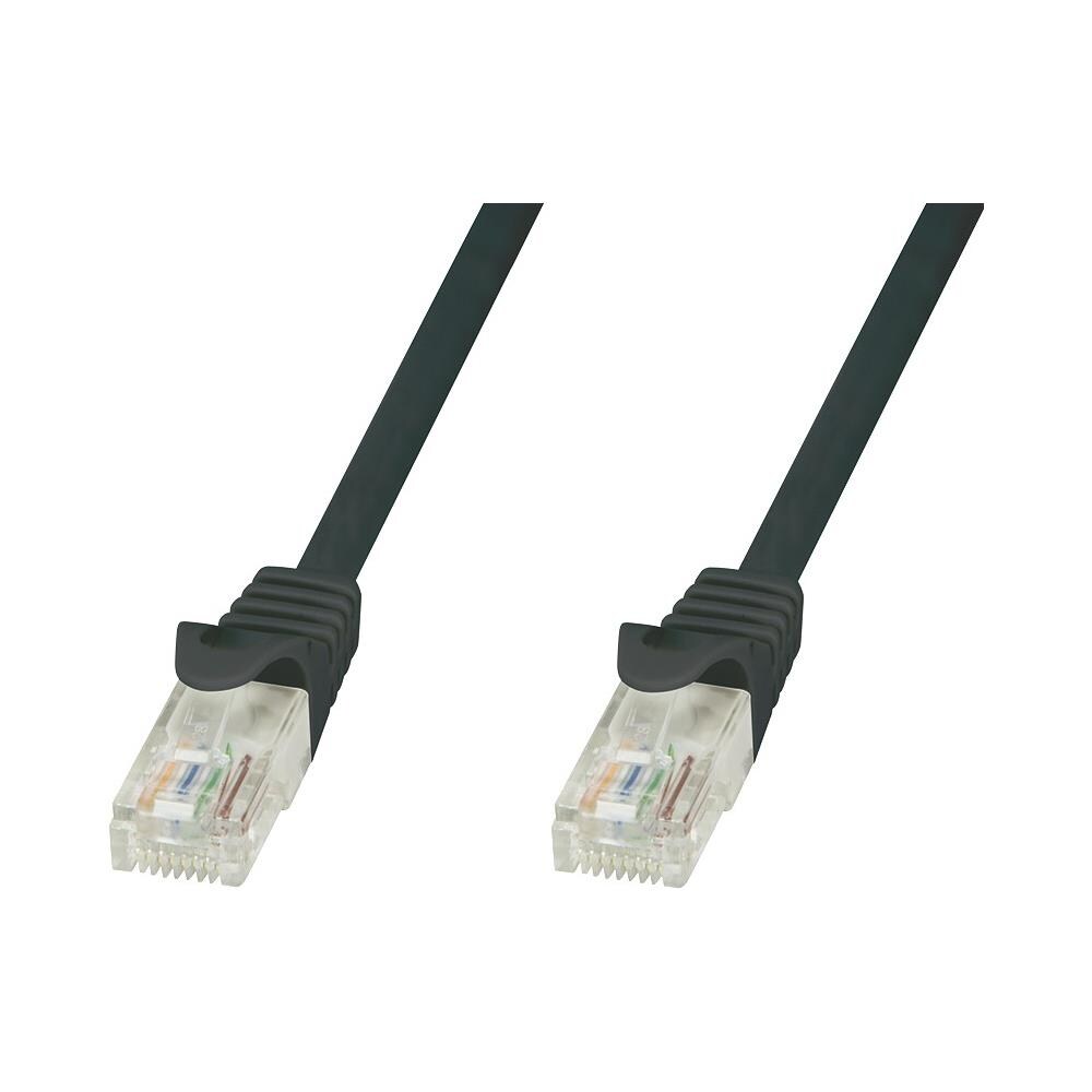 ICOC U6-6U-100-BKT - Cavo di Rete Patch in Rame Cat. 6 Nero UTP 10m - Foto 1