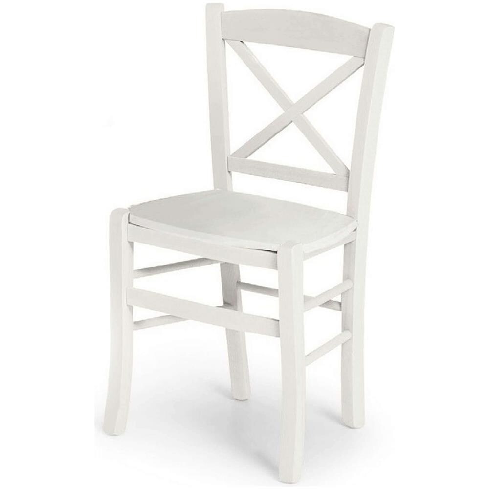 Mirabelle - Sedia Croce In Legno Massello - Foto 1