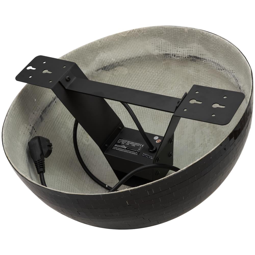 Half Mirror Ball 50cm Black Motorized - Foto 2