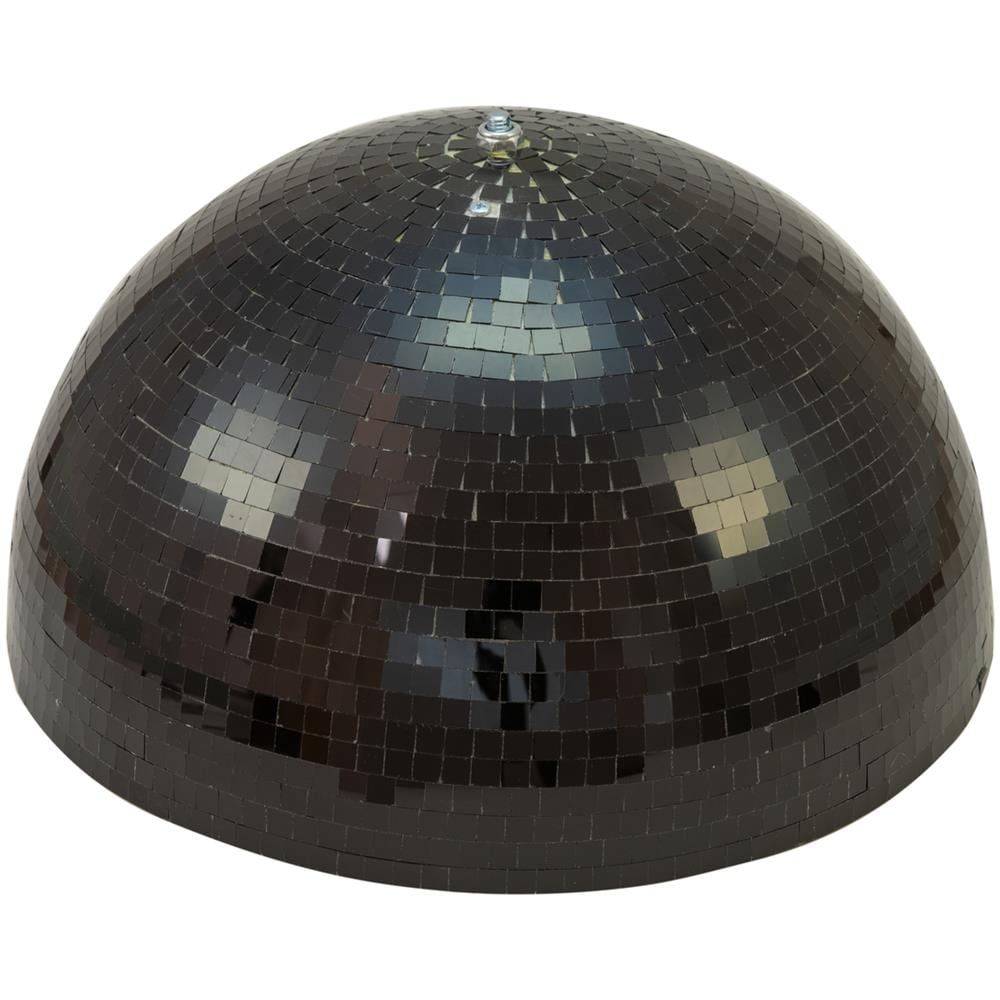 Half Mirror Ball 50cm Black Motorized - Foto 1