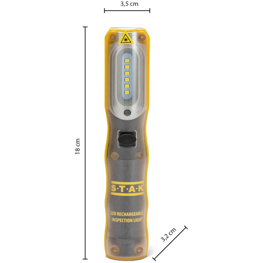 Torcia Led Da Lavoro Ricaricabile Con Gancio E Calamita Combo Light2 - Foto 5