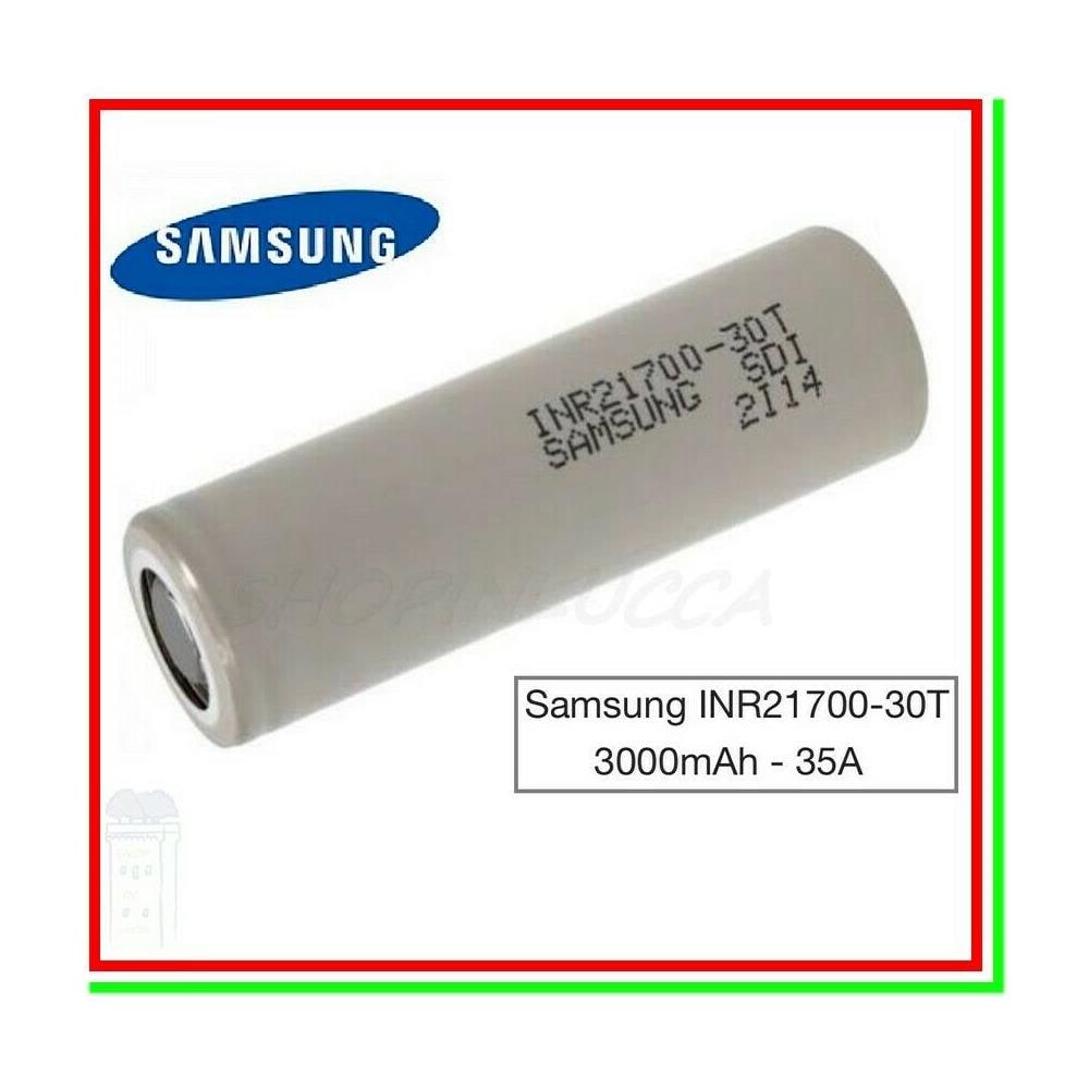 Batteria 21700 30t Pila Ricaricabile Litio 3,6v 3000mah 35a Di Scarico Polo Piatto Non Protetta - Foto 1