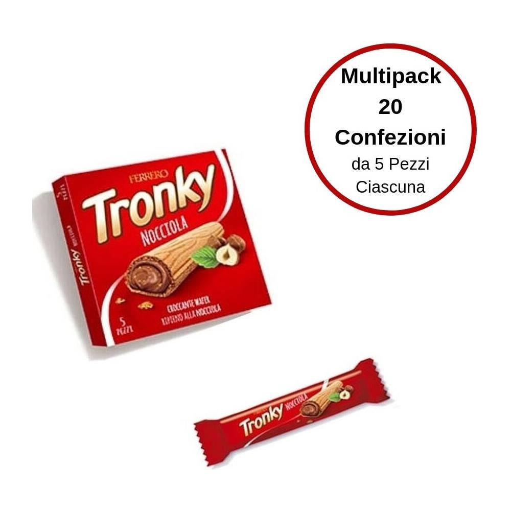 Tronky Alla Nocciola Multipack Da 20 Confezione Da 5 Pezzi Ciascuna - Foto 1