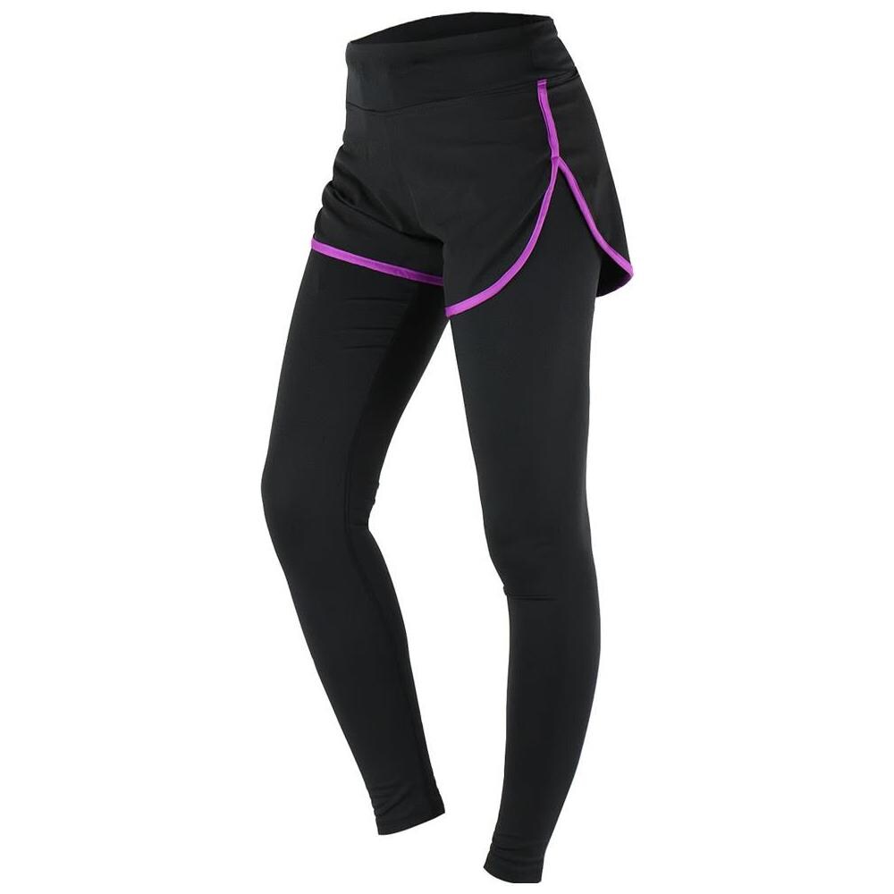 JUSTGREENBOX - Leggings Da Yoga Sportivi Da Palestra Da Donna Pantaloni Da  Due Pezzi Slim A Figura Intera S Viola - ePRICE