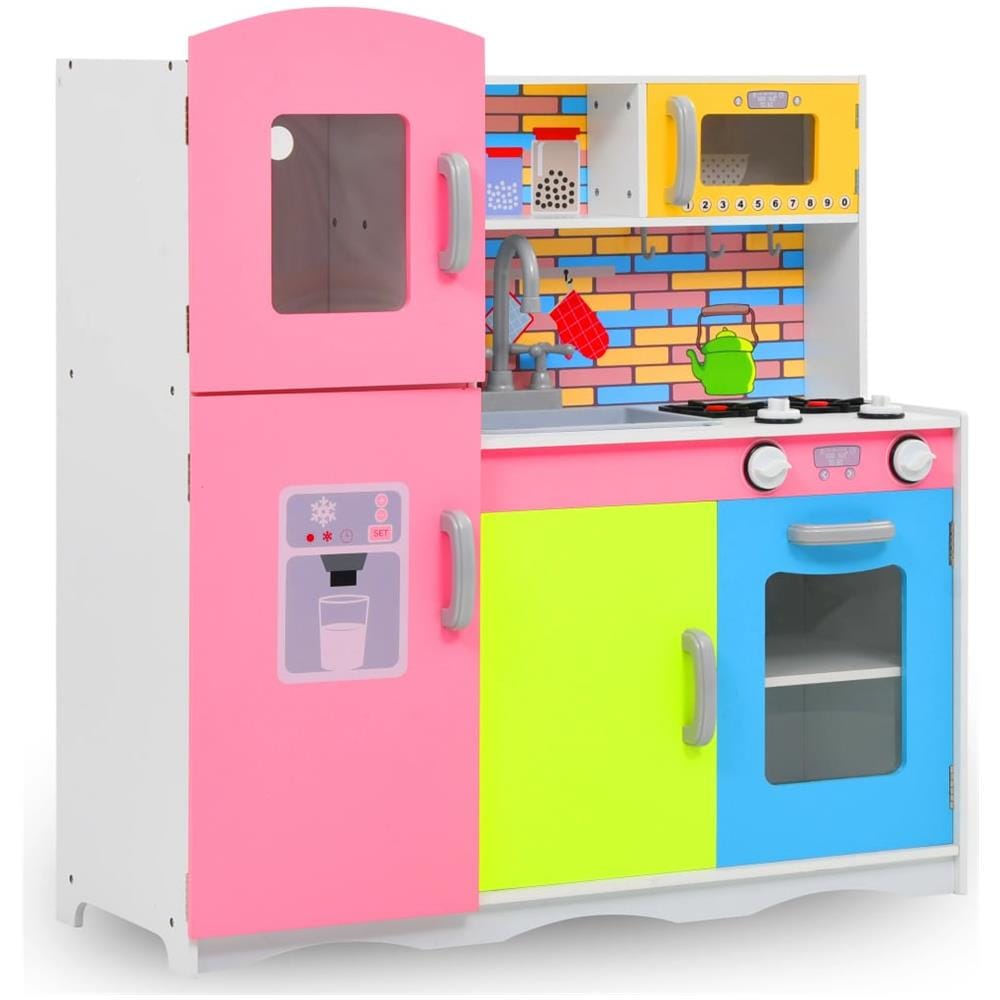 Cucina Giocattolo per Bambini in MDF 80x30x85 cm Multicolore - Foto 1