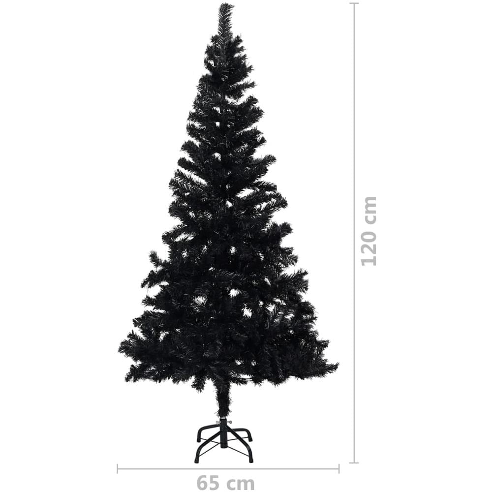 Albero Di Natale Artificiale Con Supporto Nero 120 Cm Pvc - Foto 9