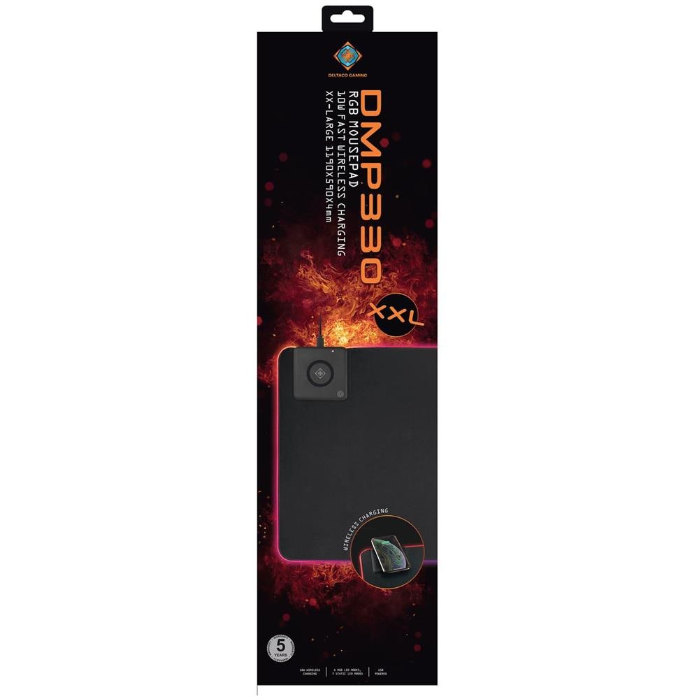 Tappetino Per Mouse Rgb Dmp330, Ricarica Wireless 10w, 1190x590x4mm - Foto 5