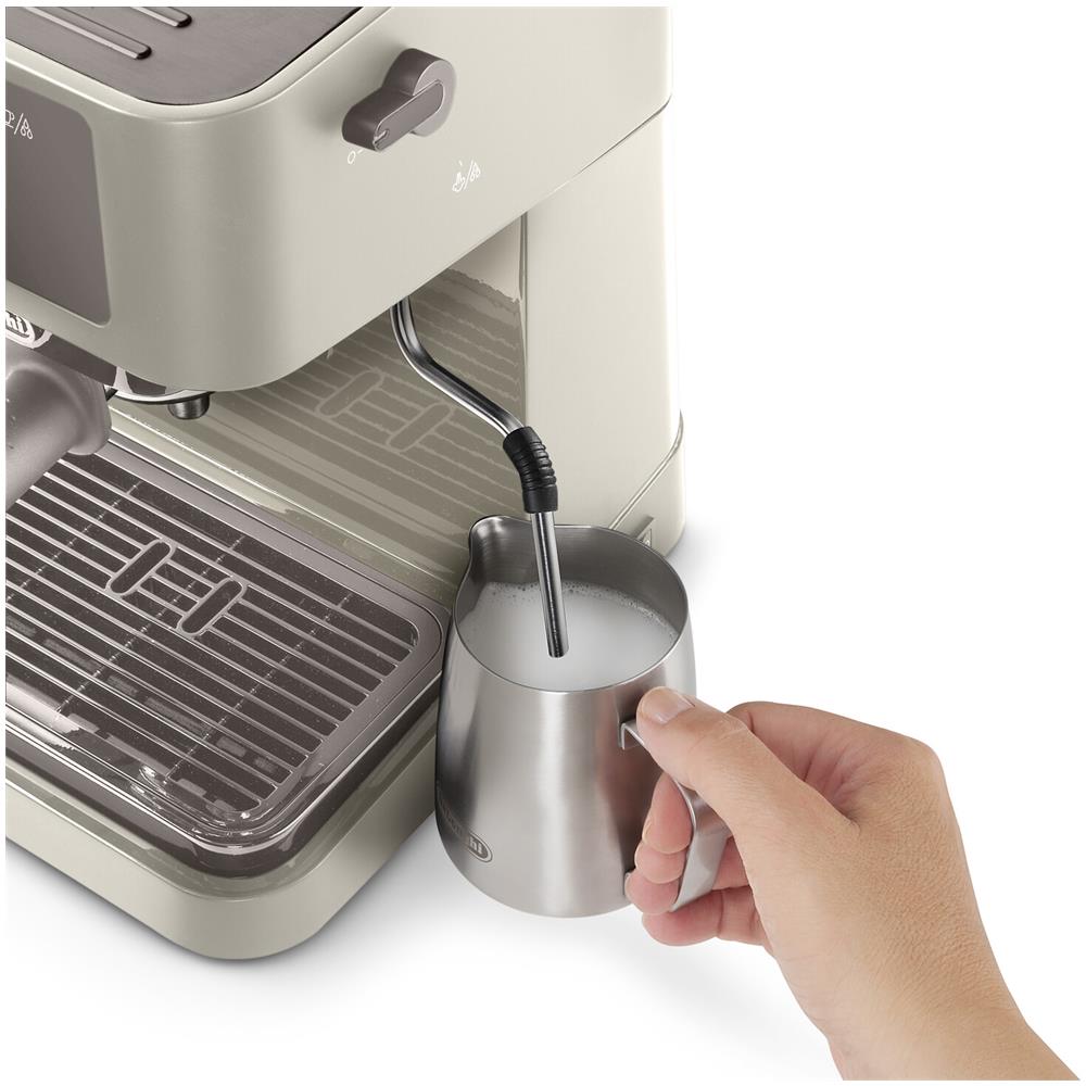 Macchina da Caffè Espresso Semi automatica Stilosa EC235.CR Serbatoio 1 Lt. Potenza 1000 Watt Colore Crema - Foto 4