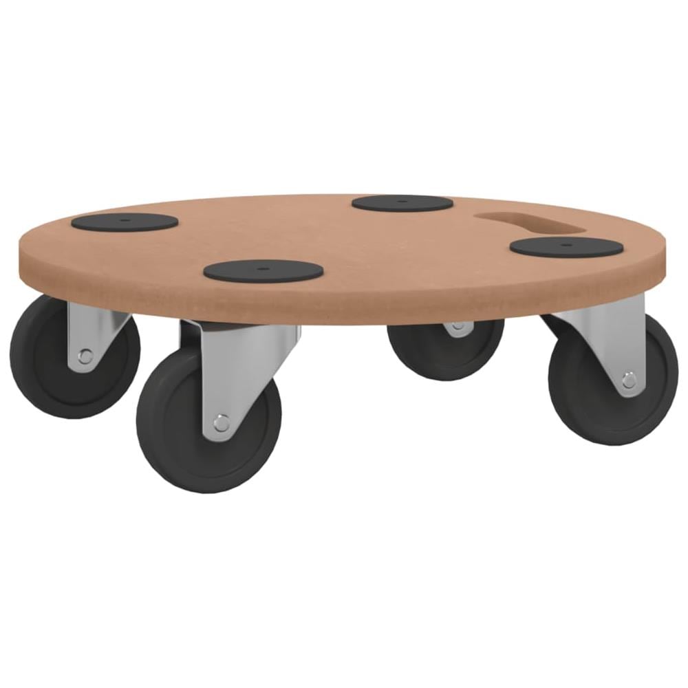 Pedane 6 Pz Rotonde In Legno Multistrato - Foto 3