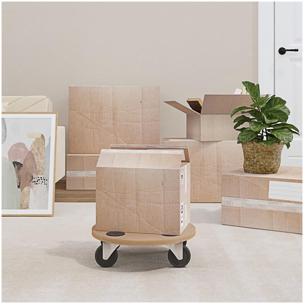 Pedane 6 Pz Rotonde In Legno Multistrato - Foto 1