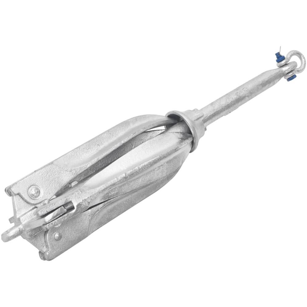 Ancora Pieghevole Argento 10 Kg In Ferro Malleabile - Foto 1