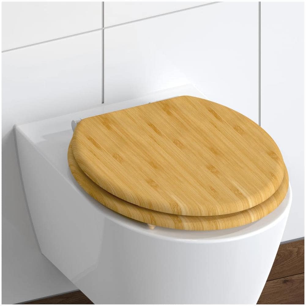 Schtte Tavoletta Wc Con Chiusura Ammortizzata Natural Bamboo - Foto 3
