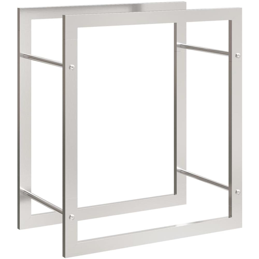 Portalegna 50x28x56 Cm In Acciaio Inossidabile - Foto 2