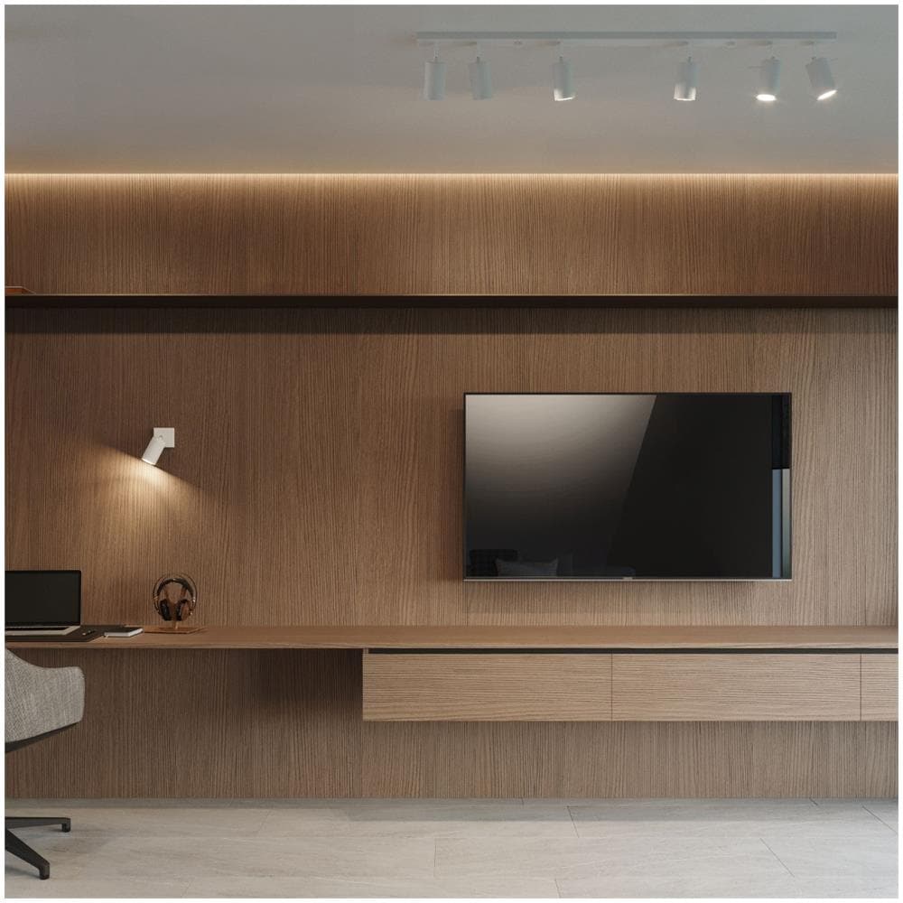 Lampada A Soffitto Ring 4l Bianco Sl. 0331 - Moderno Lampade Da Soffitto Bianco 16x80x6 Cm - Foto 7