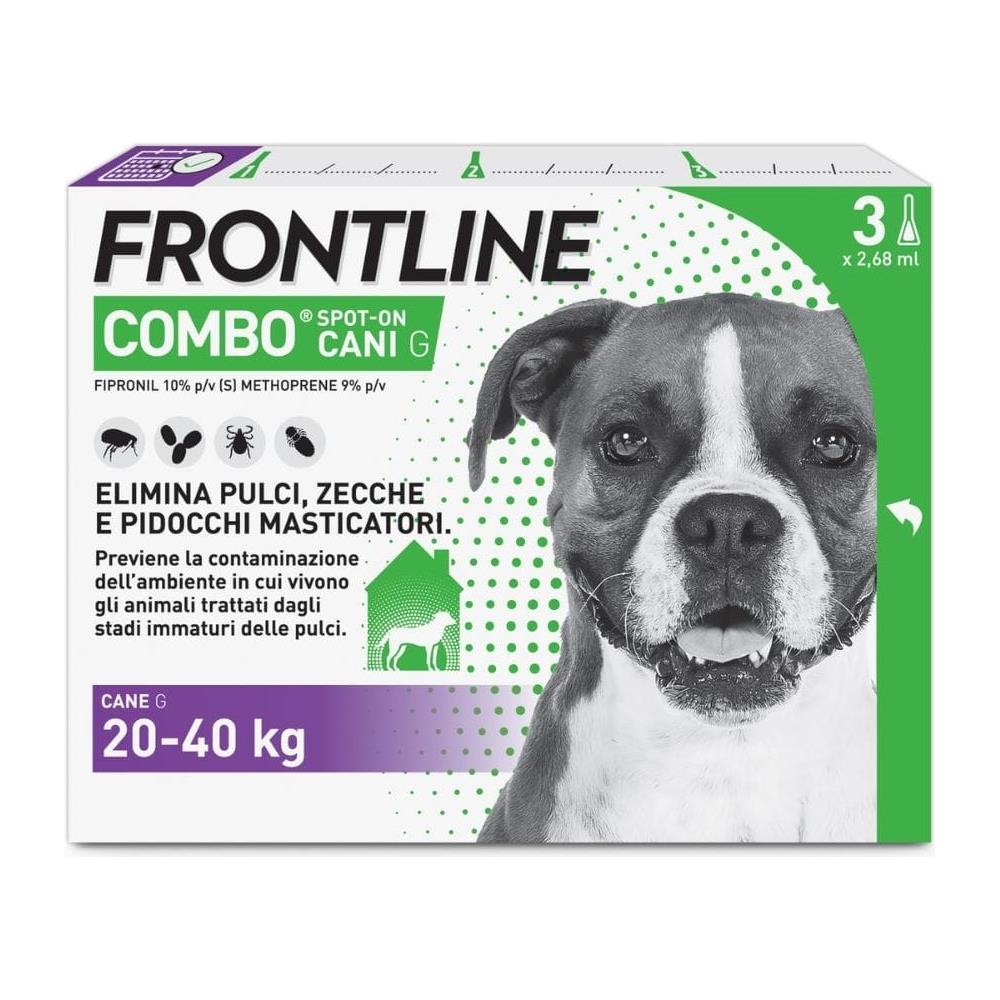 Combo Cani X3 Pipette, Antiparassitario per Cani Grandi e Cuccioli (20 40 kg) Contro Pulci, Zecche, Uova, Larve e Pidocchi - Foto 1