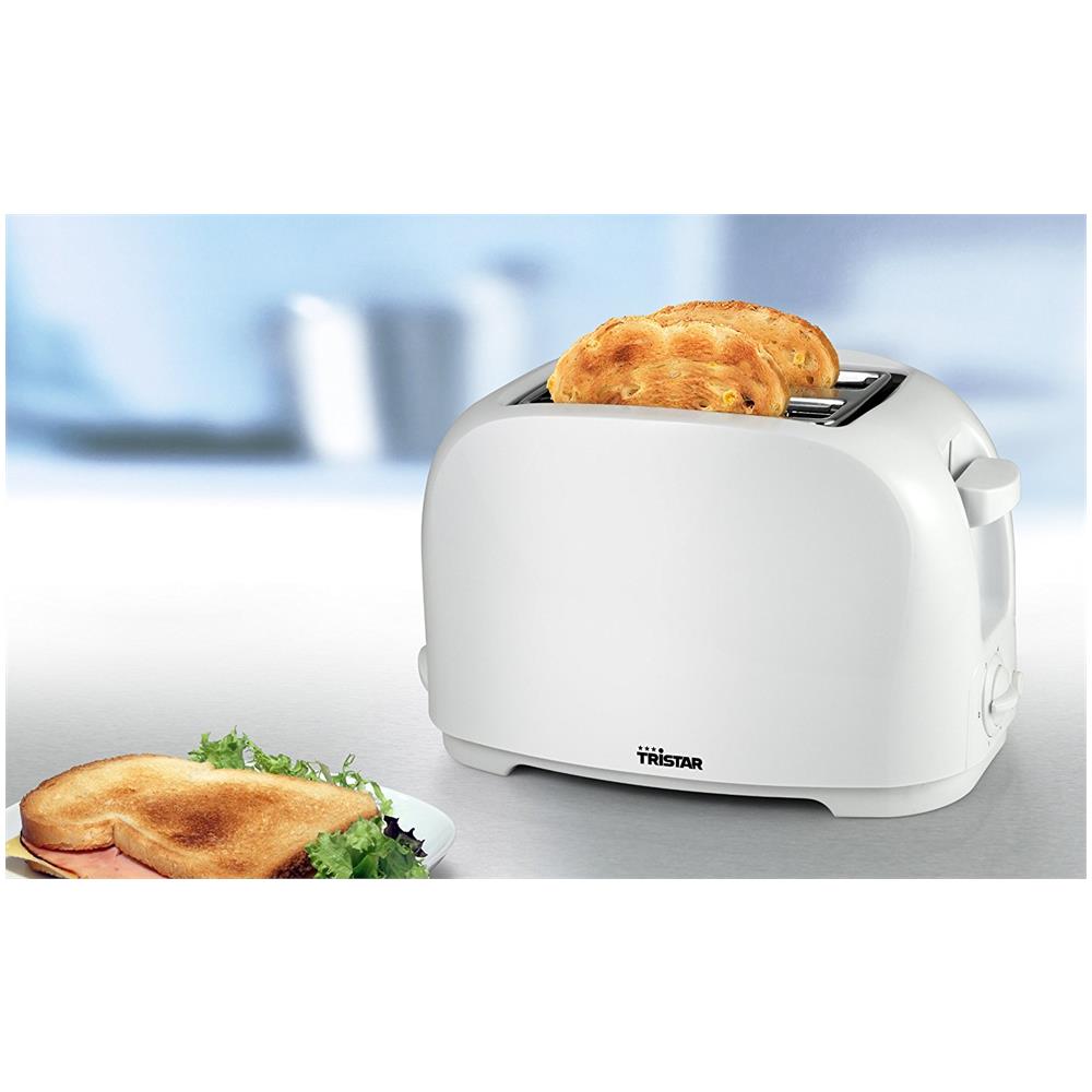 Tostapane BR-1013 a 2 Fette Potenza 800 W Colore Bianco - Foto 2