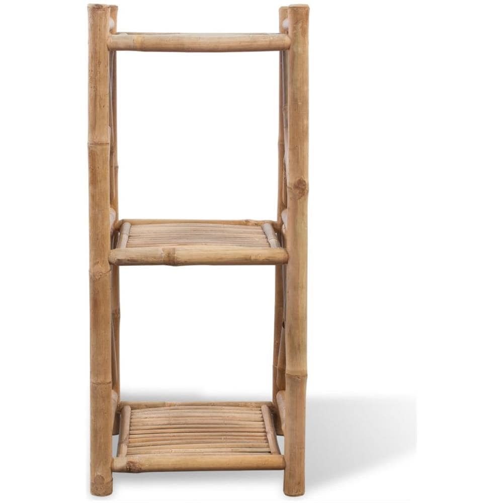 Scaffale A 3 Piani In Legno Di Bambù - Foto 2