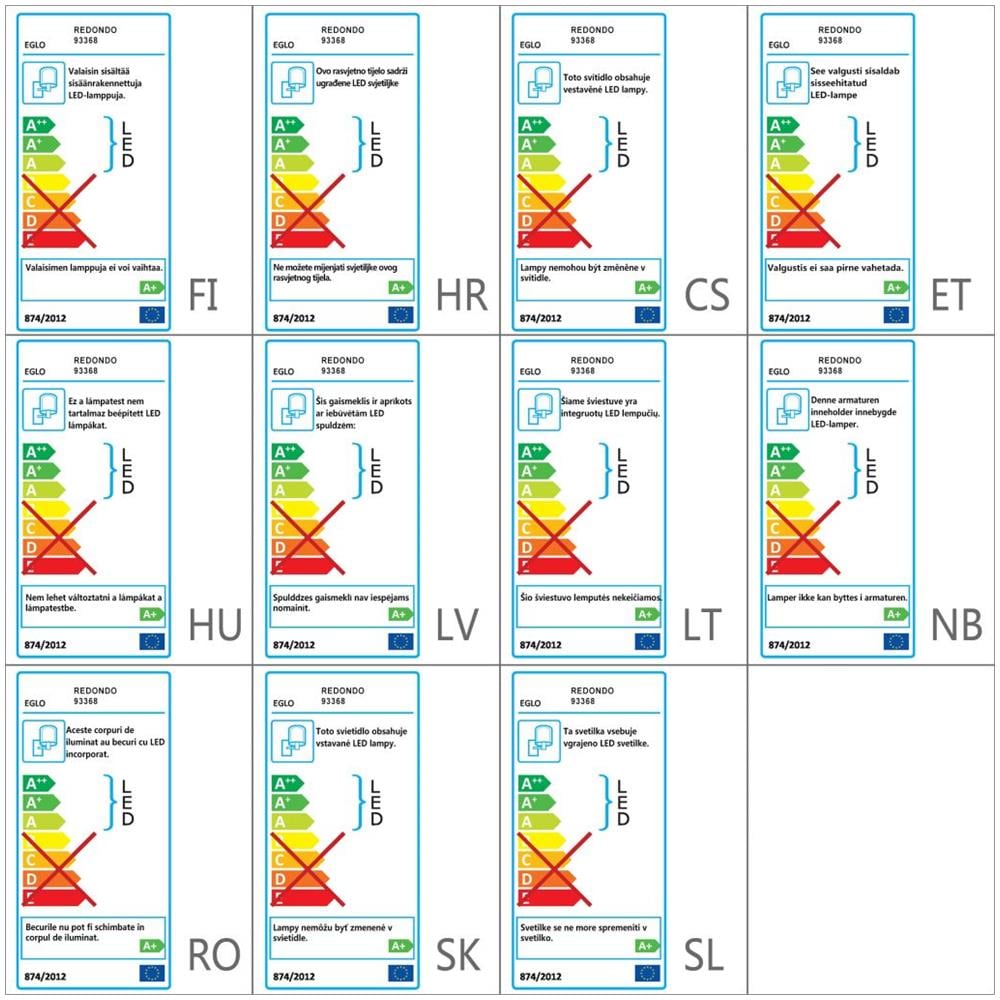 Luce A Led Da Parete Esterna Redondo 5 W Antracite 93368 - Foto 5