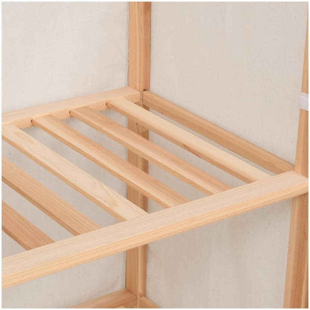 Armadio Per Indumenti A 3 Ripiani 79x40x170 Cm - Foto 2