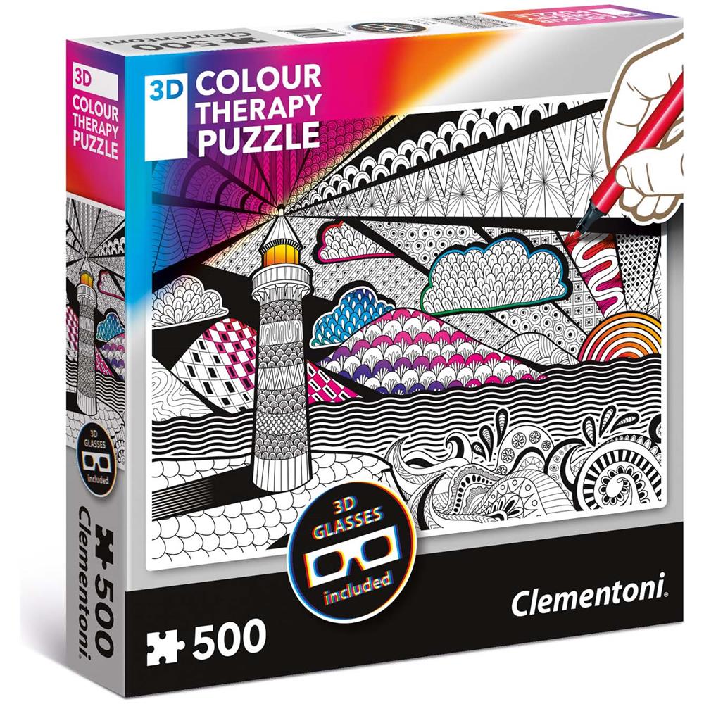 Puzzle 500 Pz - Colour Therapy - Lighthouse - Foto 1