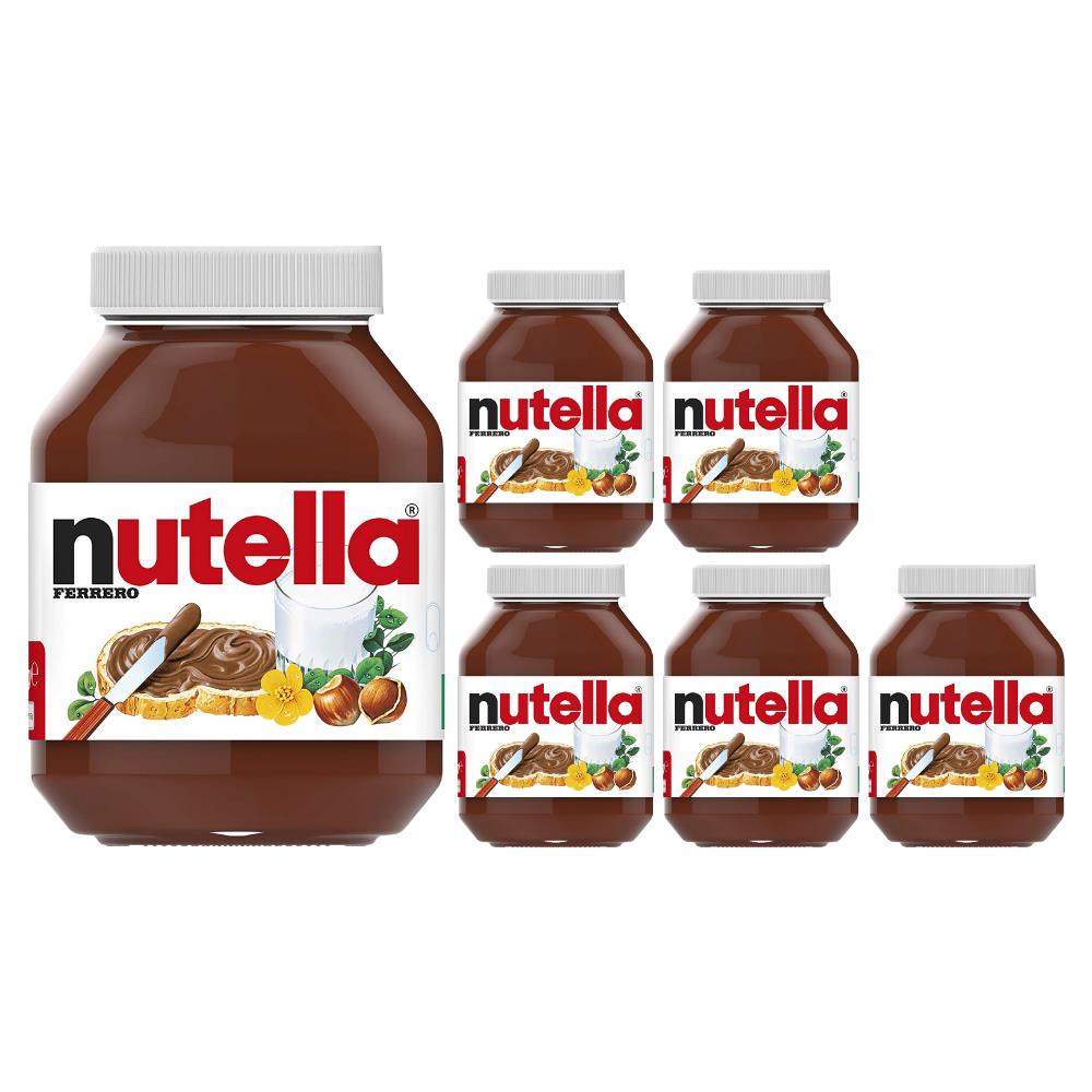 Nutella Crema Spalmabile Alle Nocciole E Cacao 6 Vasetti Da 950 Grammi - Foto 2