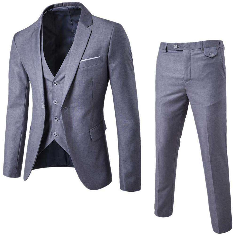 SLOWMOOSE - Abiti Da Uomo 3 Pezzi Da Sposa Migliori Abiti Da Lavoro Formali  [02 / L] - ePRICE