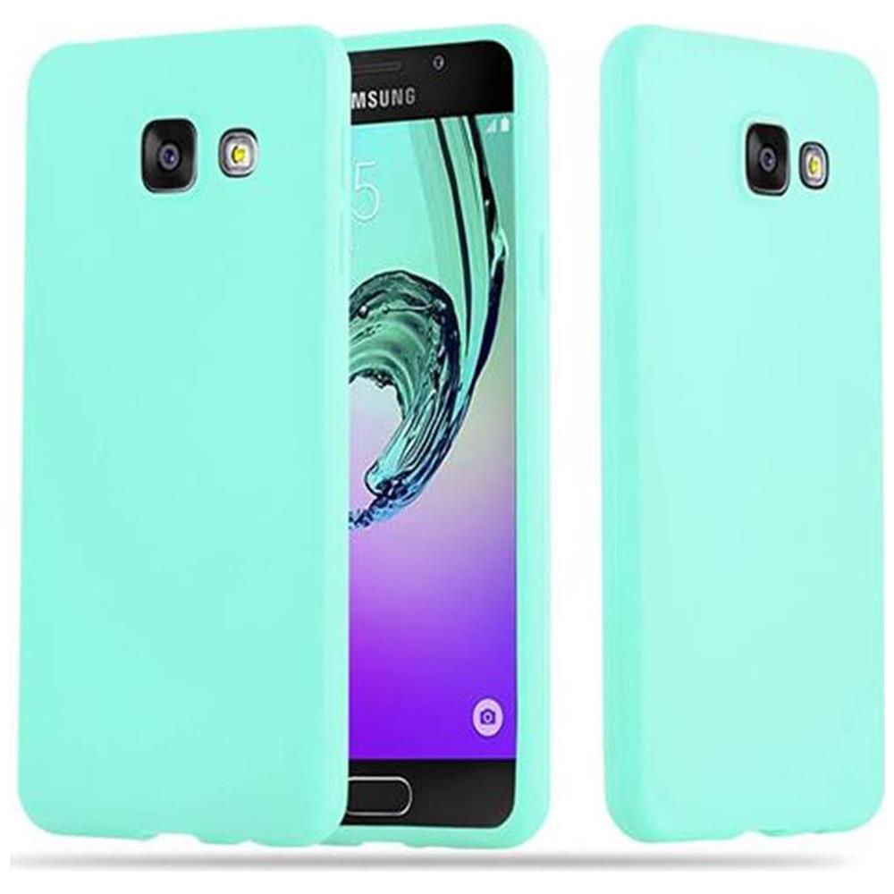 Custodia Compatibile Con Samsung Galaxy A3 2016 In Candy Blu - Coperchio Protettivo In Silicone Tpu Flessibile - Foto 1