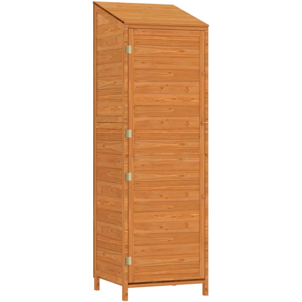 Capanno Da Giardino Marrone 55x52x174,5 Cm Legno Massello Abete - Foto 2