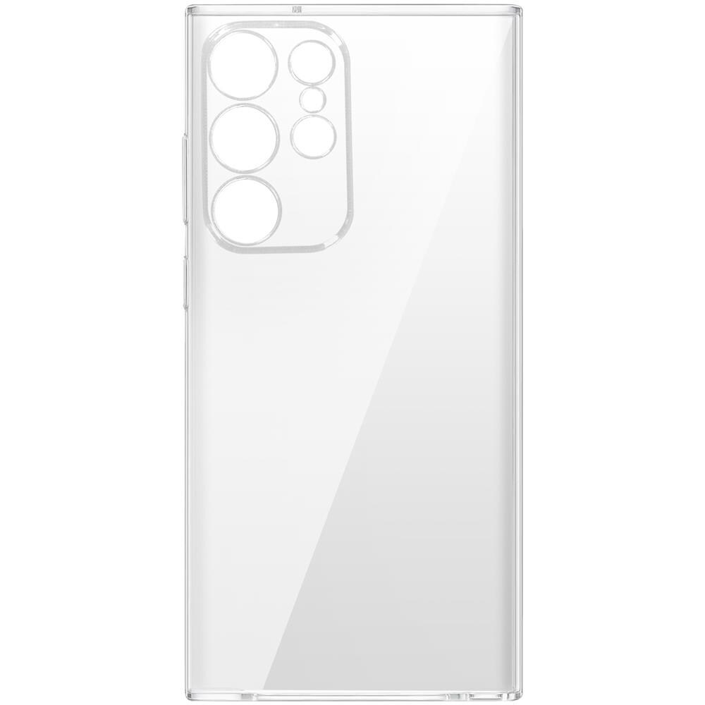 Cover Per Samsung S23 Ultra Silicone Trasparente Con Protezione Fotocamera - Foto 1