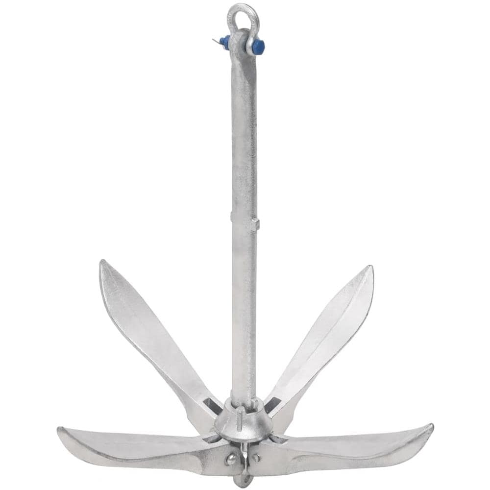 Ancora Pieghevole Argento 12 Kg In Ferro Malleabile - Foto 3