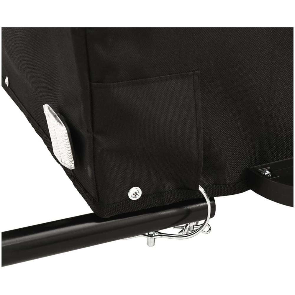 Rimorchio Da Bici Da Carico Nero E Giallo 30 Kg In Ferro - Foto 2