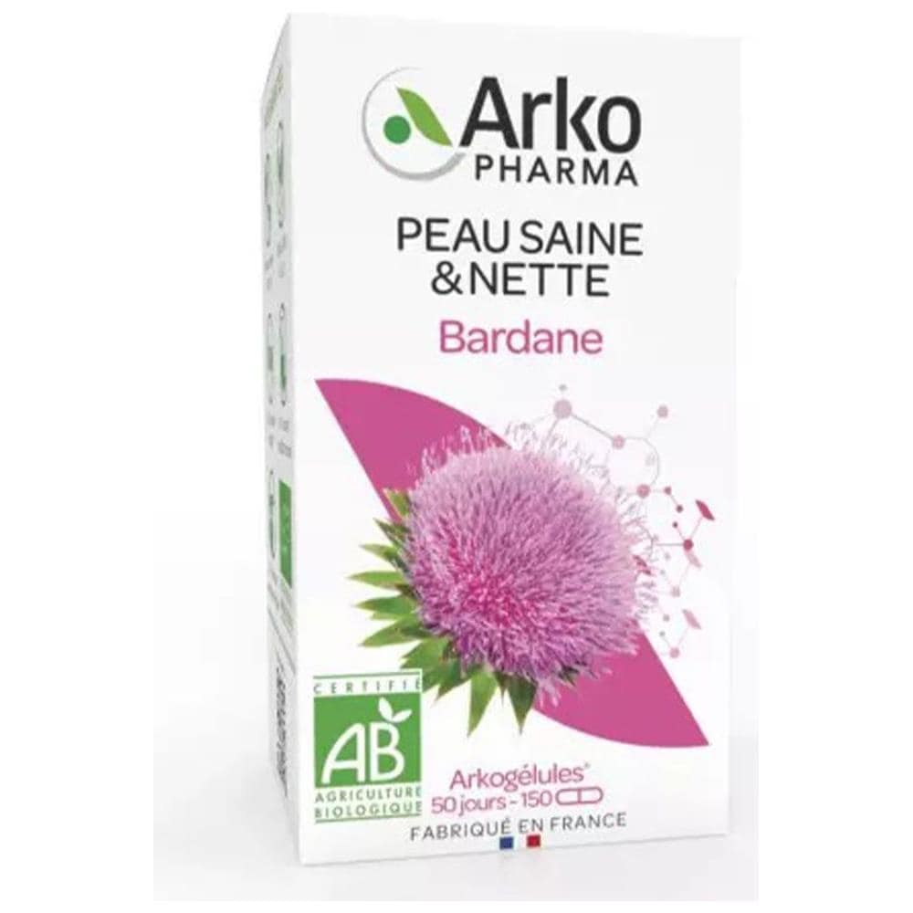 Pelle Sana E Pulita Bardana Biologica 150 Capsule Arkocaps - Foto 1