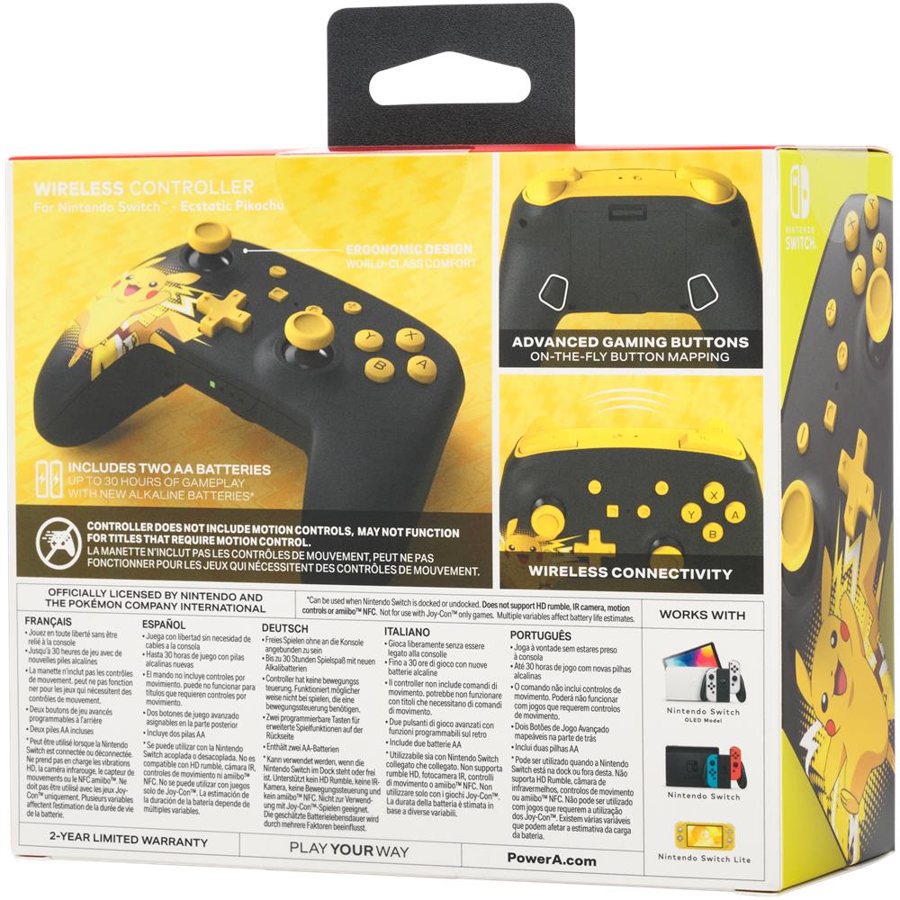 NSGP0016-01 periferica di gioco Nero, Giallo Bluetooth Gamepad Analogico Nintendo Switch, Nintendo Switch Lite, Nintendo Switch OLED - Foto 20