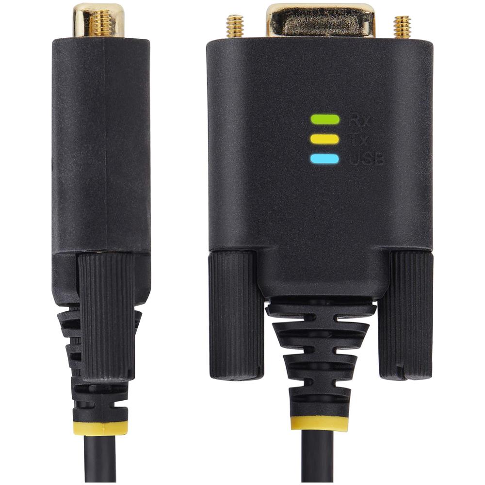 Cavo Adattatore Seriale da USB a Null Modem, Ritenzione COM, FTDI, USB-A a DB9 RS232, viti /dadi DB9 intercambiabili, Windows /macOS /Linux - Foto 2