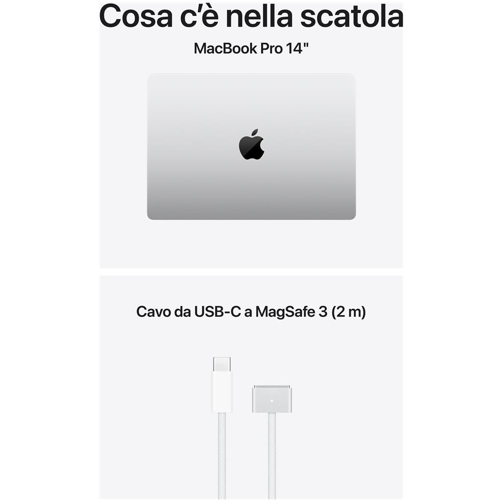 MacBook Pro 14" M5 chip 10-core CPU 10-core GPU, 32GB, 1TB SSD - Argento - Foto 9