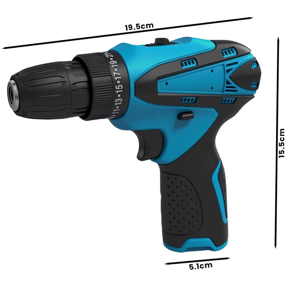Kit Di Trapano Elettrico, Trapano Avvitatore Portatile Manuale Senza Accessori, Con Una Batteria - Foto 4