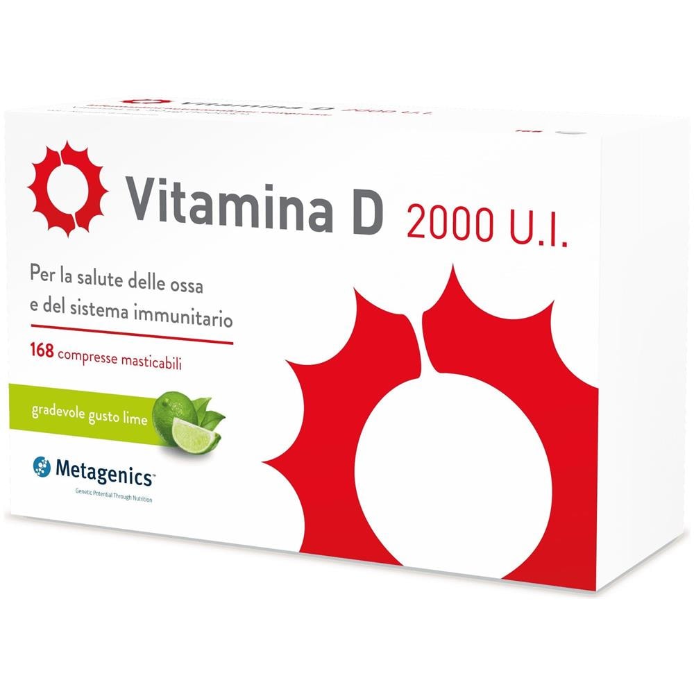 Vitamina D 2000 ui 168 Compresse Masticabili - Foto 1