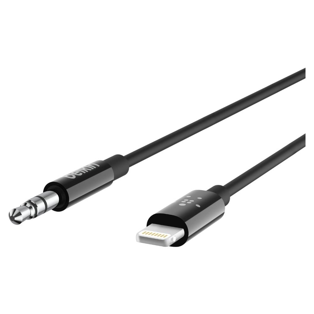 Cavo Audio da 3.5 mm con Connettore Lightning, Cavo da Lightning ad AUX per iPhone Certificato MFi, 1.8 m, Nero - Foto 2