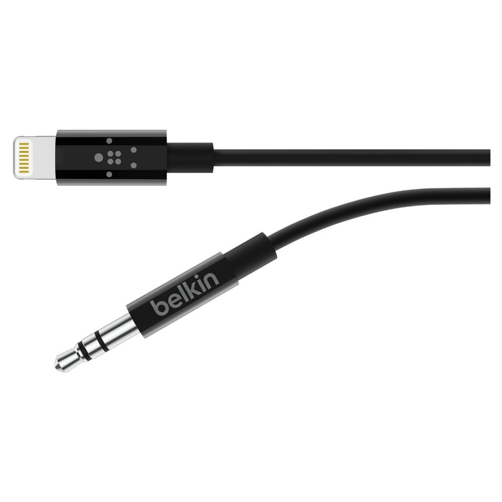 Cavo Audio da 3.5 mm con Connettore Lightning, Cavo da Lightning ad AUX per iPhone Certificato MFi, 1.8 m, Nero - Foto 3