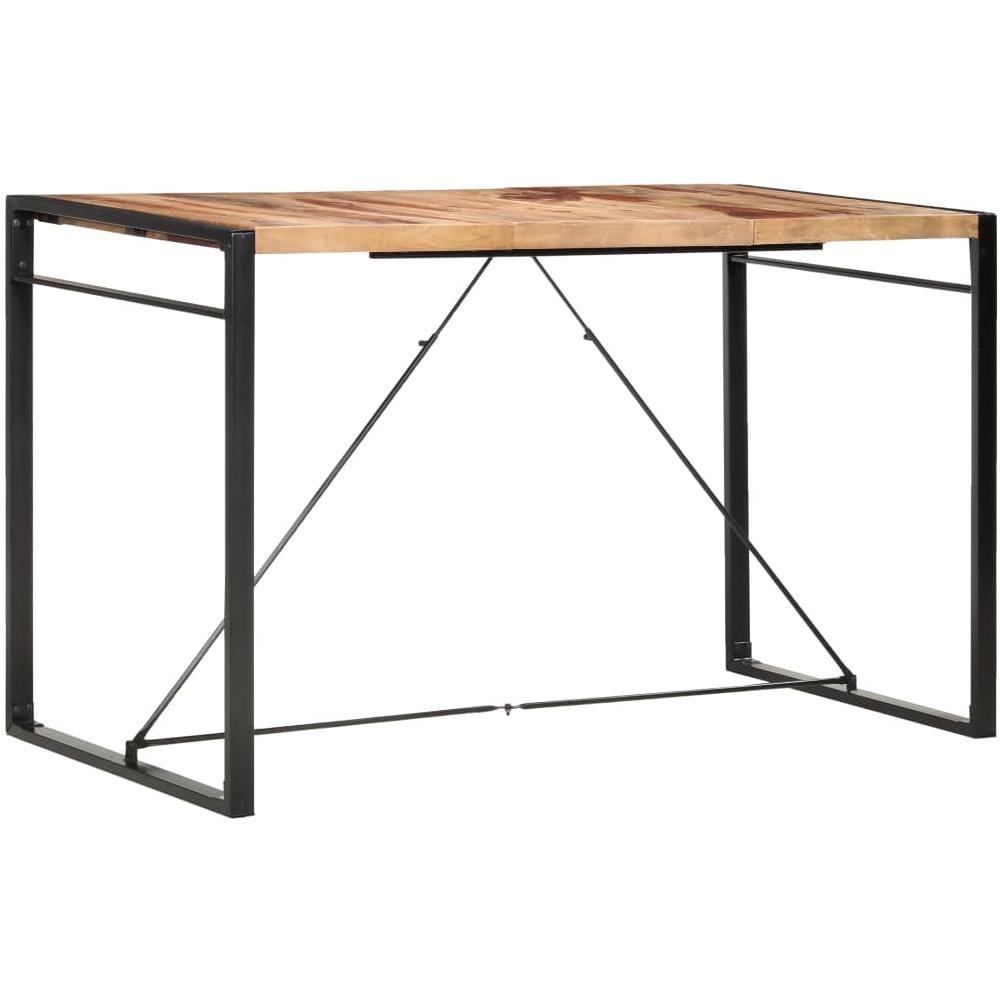 Tavolo Da Bar 180x90x110cm In Legno Massello Di Sheesham - Foto 1