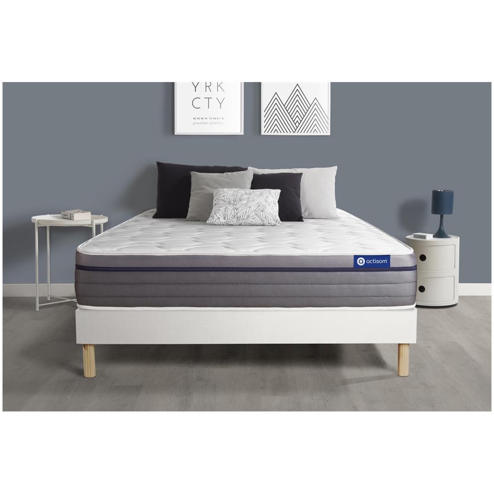 Kit Rete E Materasso Actiflex Zen 135x200cm - Spessore : 26cm - Molle Insacchettate E Memory Foam - Bilanciato - - Foto 2