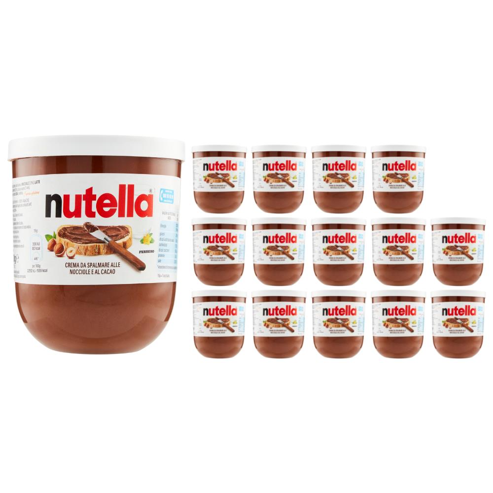 Ferrero Nutella Crema Spalmabile Alle Nocciole E Cacao 15 Vasetti Da 200 Grammi - Foto 2